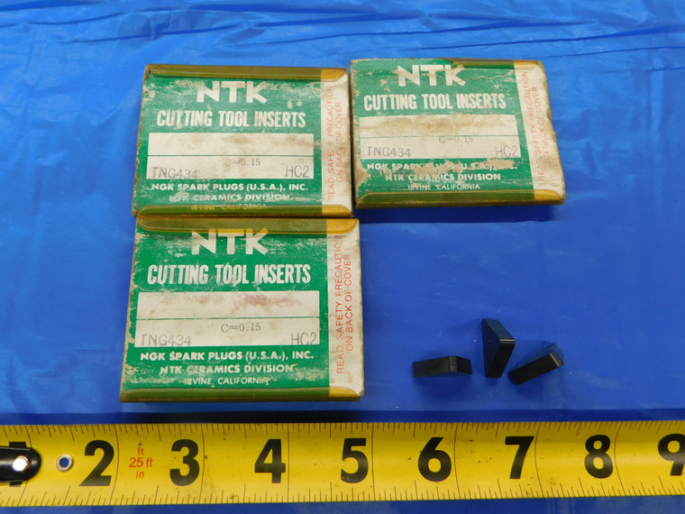 15PCS NEW NTK TNG434 HC2 CERAMIC INSERTS - AR6662AS1