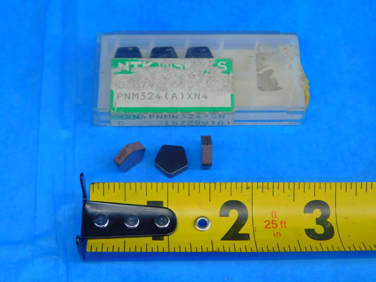 9PCS NEW NTK H796 ? PNM324 (A) XN4 CERAMIC INSERTS HEXAGON - AR6665AS1