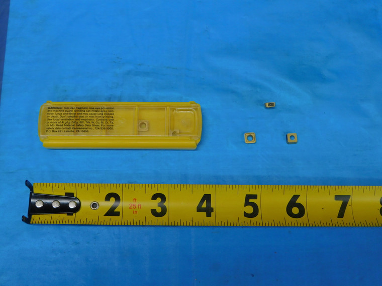 5PCS NEW KENNAMETAL SPGT 06 02 12K KC850 TiN COATED CARBIDE INSERTS - JP1041AS1