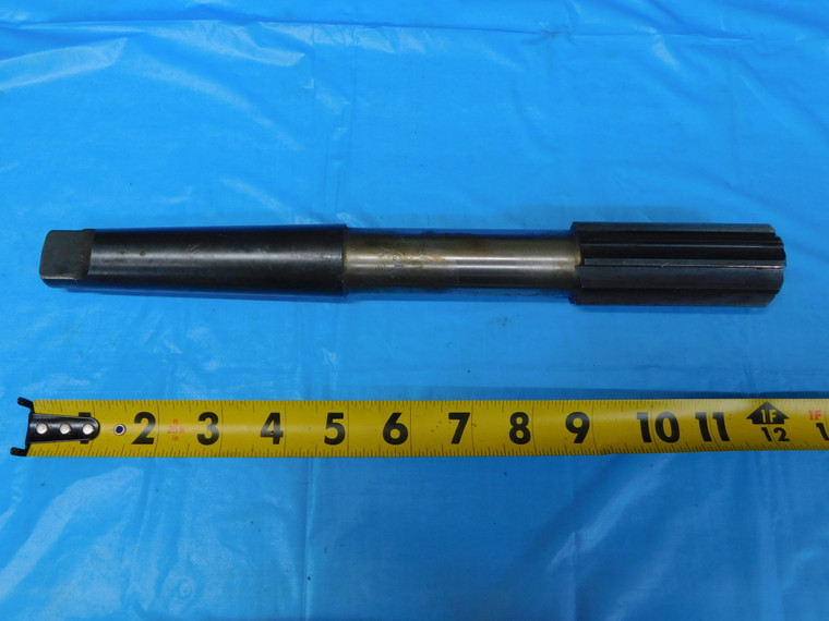 MORSE 1 7/16 O.D. HSS REAMER MORSE TAPER #4 SHANK 10 FLUTE MT4 1.4375 - JP1244AN2