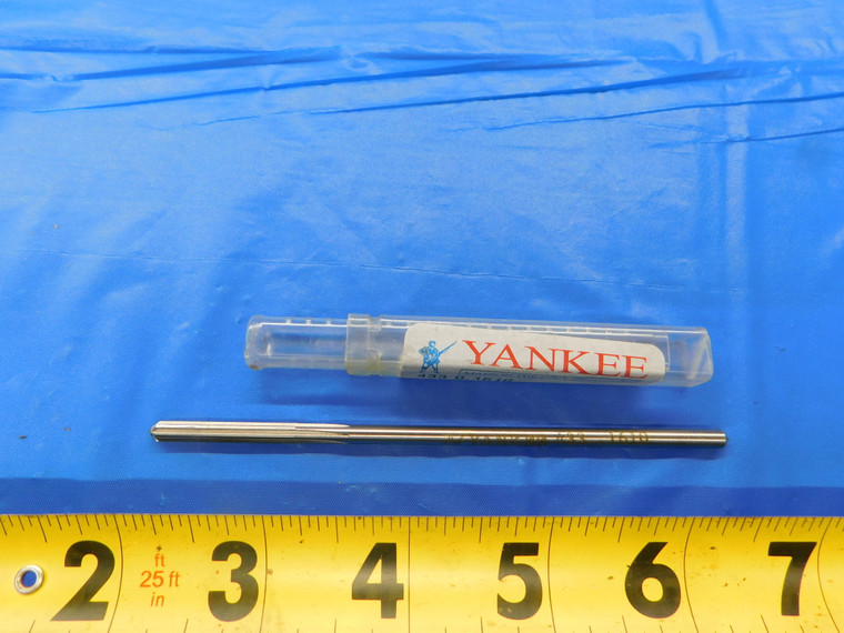 YANKEE .1610" O.D. HSS CHUCKING REAMER .152" SHANK 6 FLUTE 4 5/8 OAL #20 - MB7165AS2