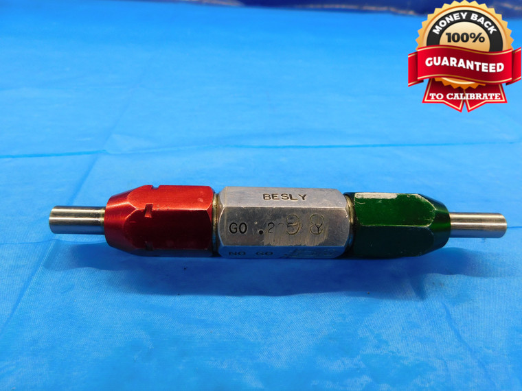 .298 & .303 PIN PLUG GAGE GO NO GO .2969 +.0011 19/64 7.696 mm .2980 .3030 CHECK - DW16182AZ1