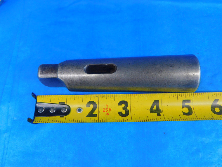 UTD MT#2 INSIDE TO MT#4 OUTSIDE MORSE TAPER ADAPTER SLEEVE 5" OAL MT2 MT4 - AR6671AK2