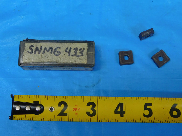 9PCS NEW TRW SNMG 433E TRW-918 CARBIDE TURNING INSERTS SNMG-433E 074179 - JP0972RDT