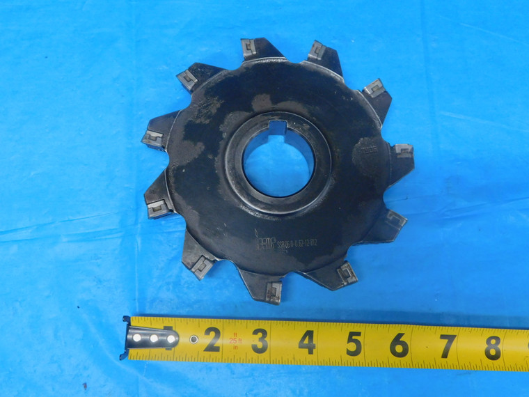 ISCAR 6" O.D. X 5/8 WIDTH X 1 1/2 PILOT INDEXABLE SIDE MILLING CUTTER 11 T - FAX-AR6553
