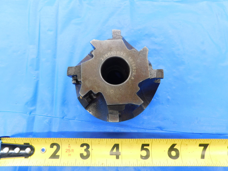 INGERSOLL 3" O.D. FACE MILL 2J6B03R06 1" PILOT 3/8 KEY HOLDS 8 INSERTS 3.0 - FAX-MB7079