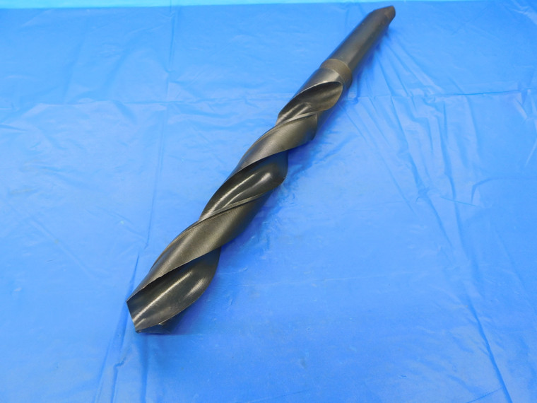 1 19/64 O.D. OXIDE HSS TWIST DRILL BIT MORSE TAPER #4 SHANK 8 1/2 LOC 1.2968 - MB7537AN2