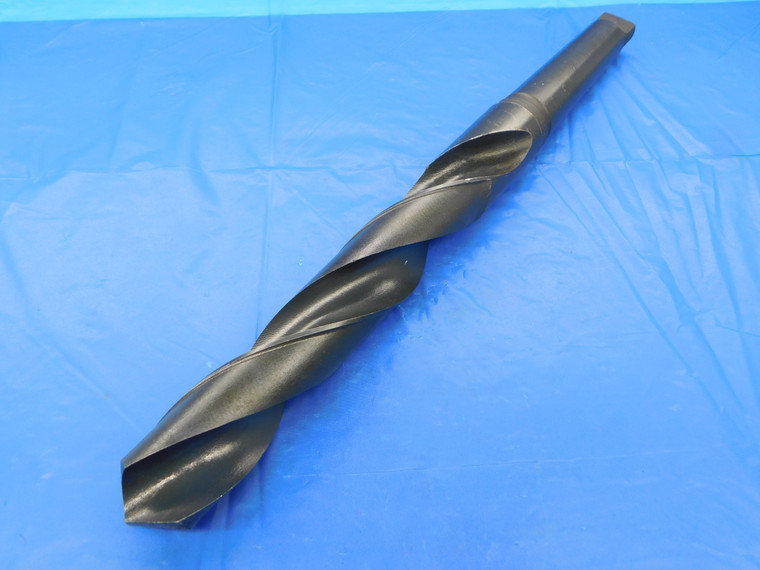 1 27/64 O.D. OXIDE HSS TWIST DRILL BIT MORSE TAPER # SHANK 9" LOC 1.4218 - MB7536AN2