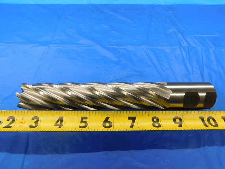 NIAGARA 1.230" O.D. SQUARE END HSS END MILL 1 1/4 SHANK 6 FLUTE USA MADE - MB7377AM2