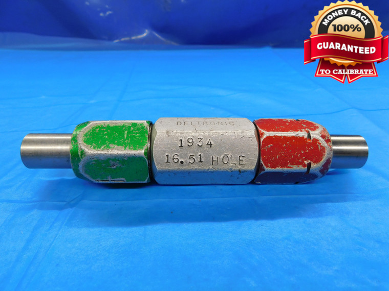 .650 & .660 PIN PLUG GAGE GO NO GO .6563 +.0037 21/32 16.764 mm .6500 .6600 - DW15990AZ1