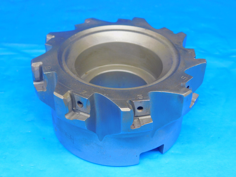 ISCAR 4" O.D. FACE MILL F90LN D4.00-09-1.50-R-N11 1 1/2 PILOT 9 POCKETS 4.0 - FAX-AR7297