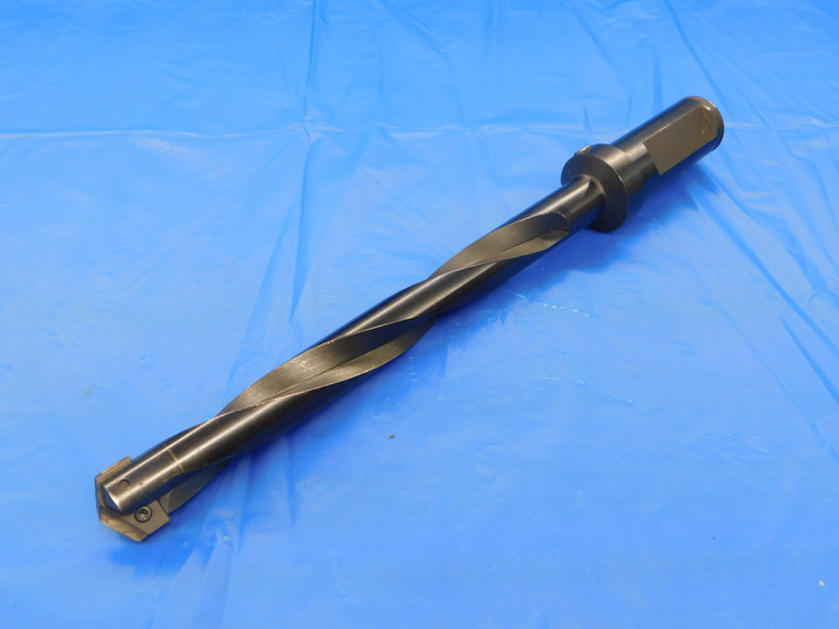 NATIONAL 45/64-15/16 O.D. COOLANT INDEXABLE INSERT SPADE DRILL 1" SHANK 2 FL - MB7694AM2