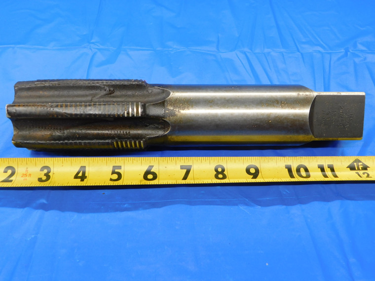 PRATT & WHITNEY 2 1/4 8 NS HSS PLUG TAP 6 STRAIGHT FLUTE 2.250 MODIFIED TO 1.190 - MB7692AM2