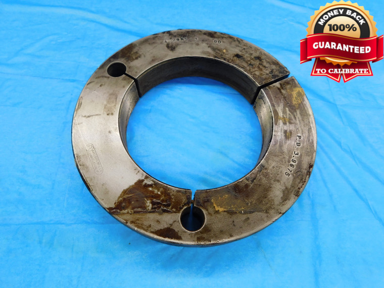 4" 20 NS 3 THREAD RING GAGE 4.0 4.00 4.000 4.0000 GO ONLY P.D. = 3.9675 UNS-3A - DW16263RD