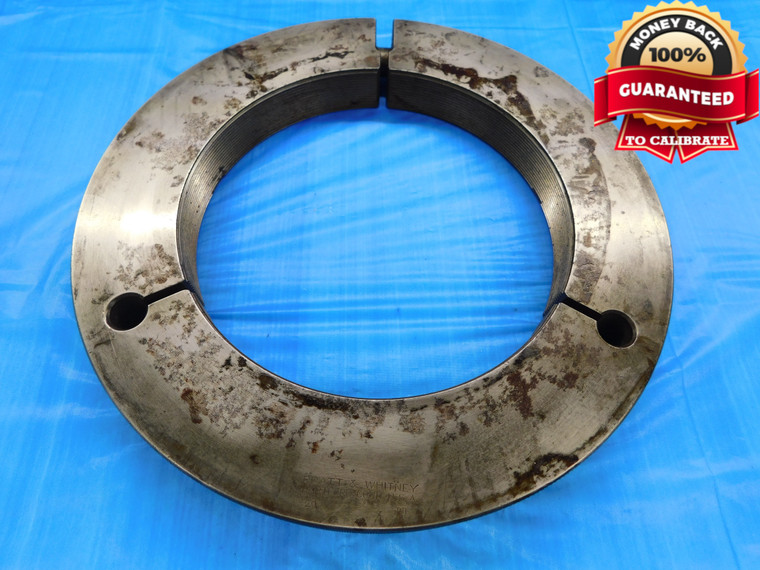 BUDGET 6 1/4 16 NS THREAD RING GAGE 6.25 6.250 6.2500 GO ONLY P.D. = 6.2094 - DW16277RD