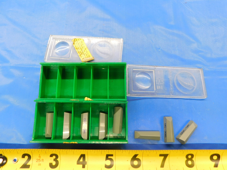 7PCS NEW GREENLEAF WG-8375-2A WG-300 CERAMIC GROOVING INSERTS MADE IN U.S.A. - MB7829AW2