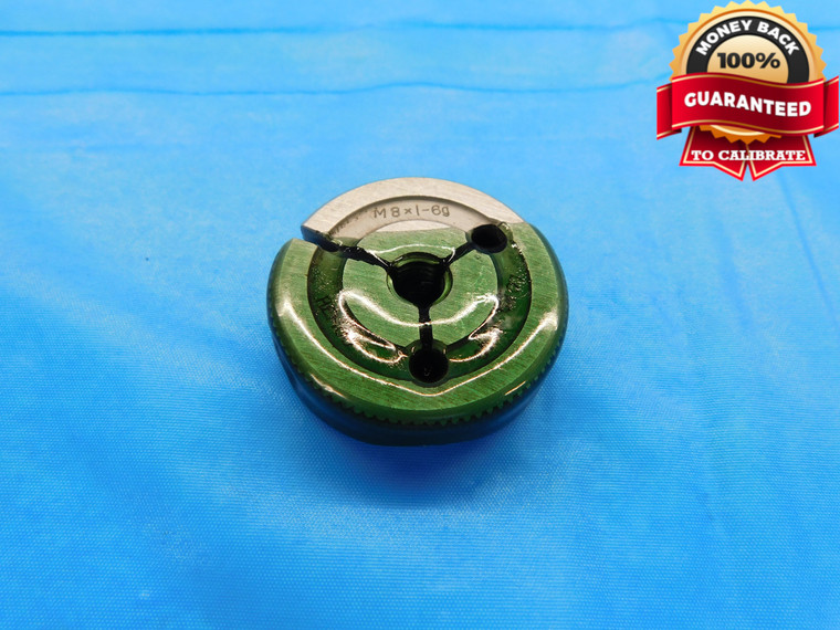 M8 X 1 6g METRIC THREAD RING GAGE 8 1.0 NO GO ONLY P.D. = .2840 INSPECTION CHECK - DW16421LVR