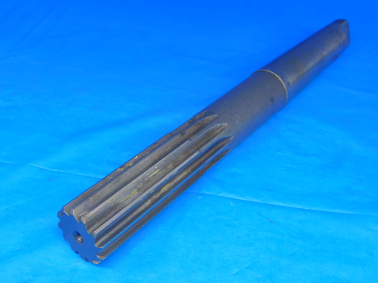 1.1604" O.D. HSS REAMER MORSE TAPER #4 SHANK 12 FLUTE MT4 1 5/32 - AR7681AN2