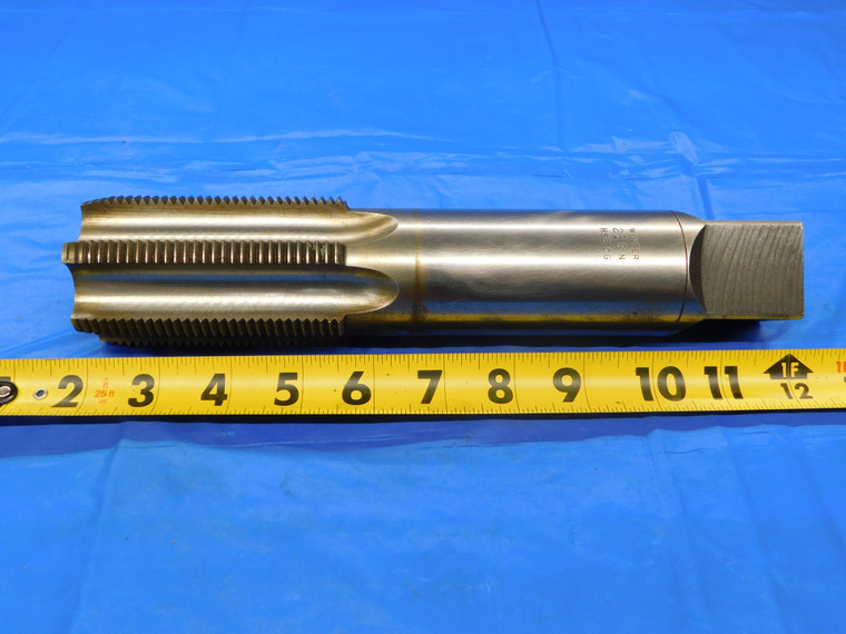 WINTER 2 1/4 8 N CG HSS PLUG TAP 6 STRAIGHT FLUTE 2.25 HS3 UN USA MADE - MB8022AN2