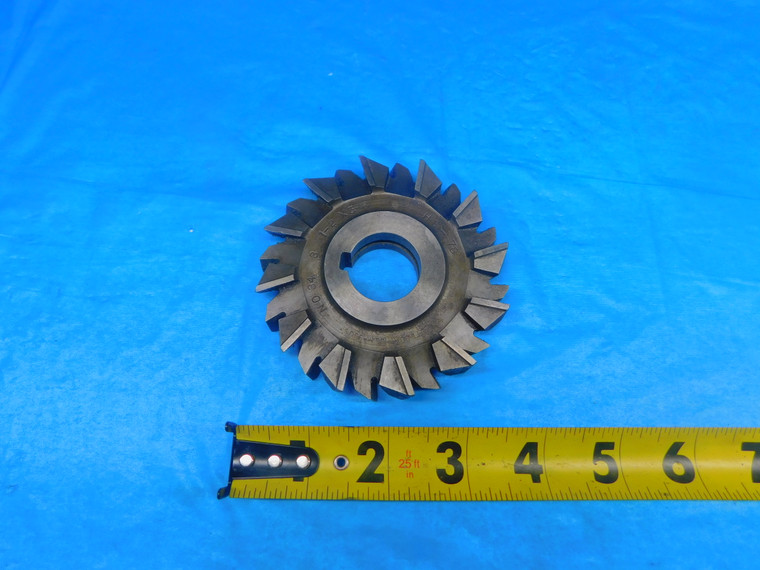 UNION 3 1/2 O.D. X 5/8 WIDTH X 1" PILOT STAGGERED TOOTH SIDE MILLING CUTTER 24 T - AR7789AM2