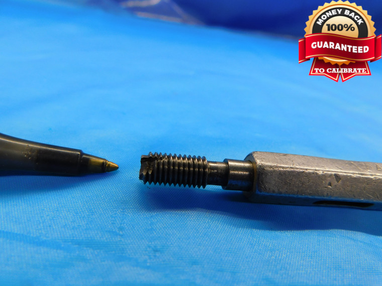 BUDGET 1/4 27 NS 2 THREAD PLUG GAGE .25 .250 GO NO GO P.D.'S = .2259 & .2289 - DW16708AW2