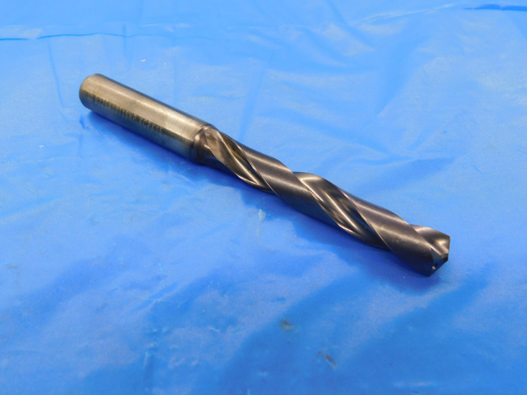 KENNAMETAL 27/64 O.D. CARBIDE COOLANT JOBBER DRILL BIT B225A10716HP 12mm .4218 - MB8110AZ2