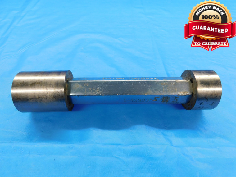 1.356 & 1.359 CL X PIN PLUG GAGE GO NO GO 1.3594 -.0004 1 23/64 34.442 1.3560 1.3590 - DW16787LVR