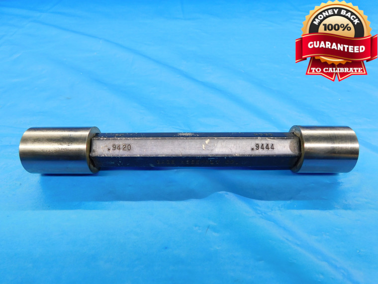 .9420 & .9444 CL Z PIN PLUG GAGE GO NO GO .9375 +.0045 15/16 24 mm .942 CHECK - DW16814LVR