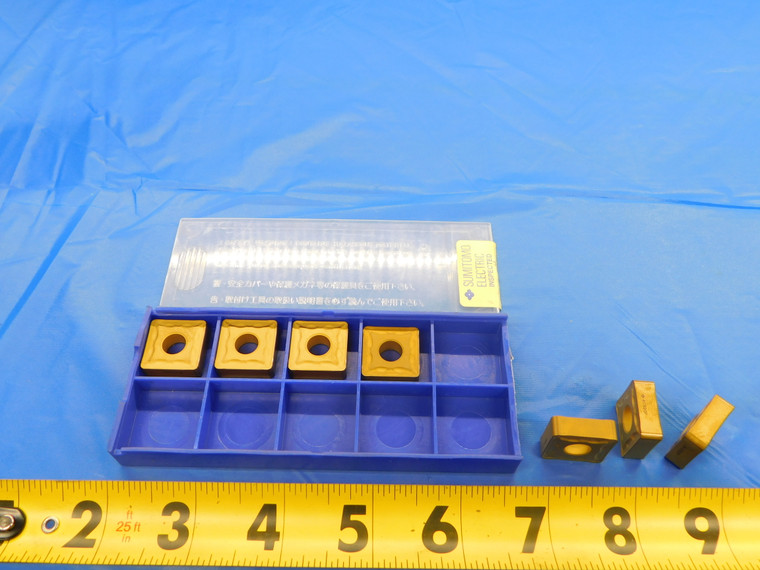 7PCS NEW SUMITOMO SNMG190616N-MU AC8209 TiN COATED CARBIDE INSERTS SNMG644EMU - MB8134RDT