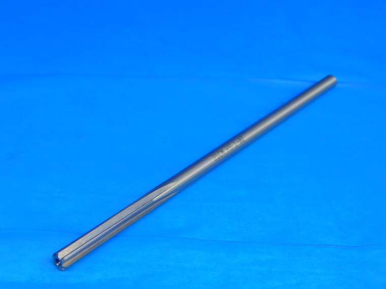 21CM .2375" O.D. HSS CHUCKING REAMER .226" SHANK 6 FLUTE 1 1/2 LOC 6" OAL 6mm - AR7959AT2