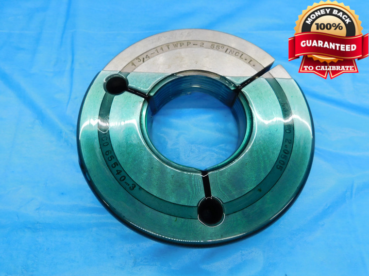 1 3/4 11 TWPP 2 55 DEG INCL L PIPE THREAD RING GAGE 1.75 NO GO ONLY PD = 2.0505 - DW16855AW2