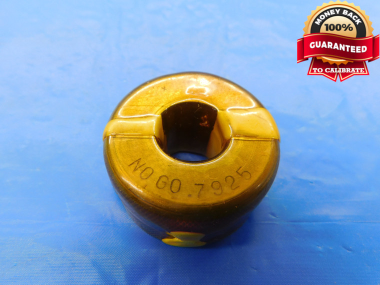 .7925 MASTER PLAIN BORE RING GAGE .7813 +.0112 OVERSIZE 25/32 20 mm - AS0003LVR