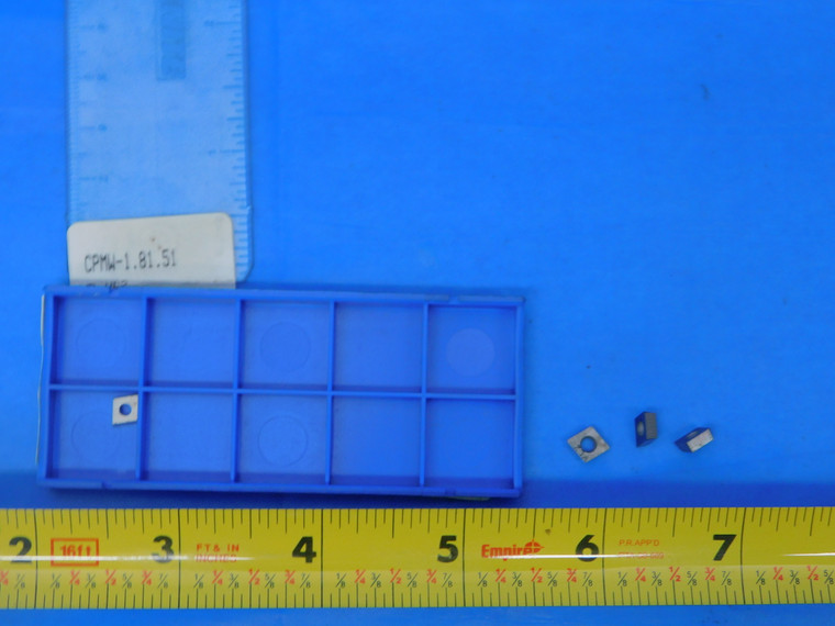 4PCS NEW VALENITE CPMW-1.81.51 VC2 CARBIDE INSERTS MADE IN USA - MB8266RDT