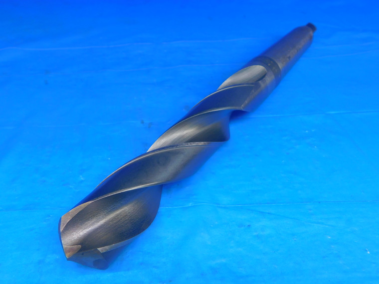 PTD 1 19/64 O.D. HSS TWIST DRILL BIT MORSE TAPER #4 SHANK 7 3/4 LOC 1.2968 USA - AR8101AZ2