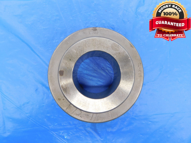 1.782 CL X MASTER PLAIN BORE RING GAGE 1.7813 +.0007 1 25/32 45.263 mm 1.7820 - AS0084LVR
