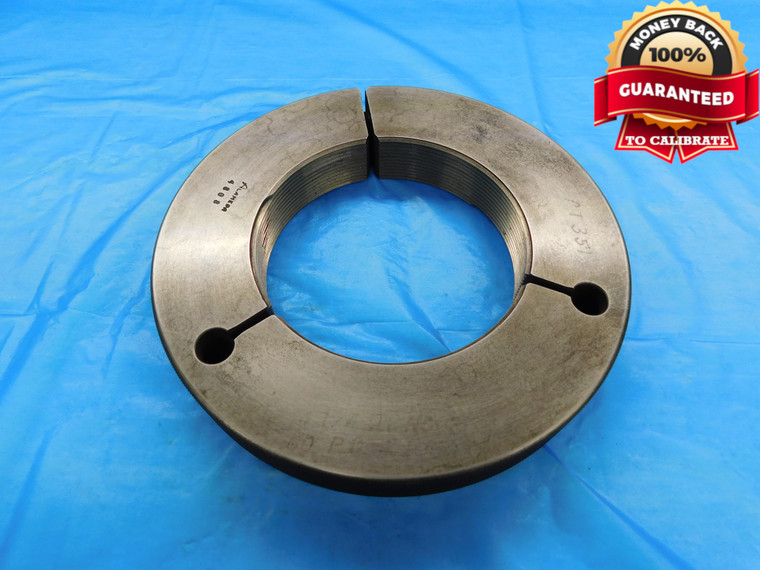 4 1/4 12 NS 3 THREAD RING GAGE 4.25 4.250 4.2500 GO ONLY P.D. = 4.1959 CHECK - DW16907AW2