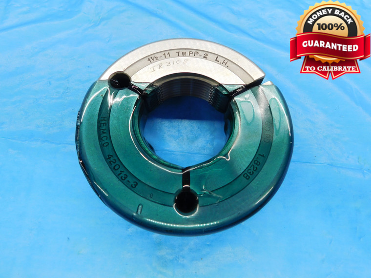 1 1/2 11 TWPP 2 LEFT HAND PIPE THREAD RING GAGE 1.5 GO ONLY P.D. = 1.8238 L.H. - DW16902AW2