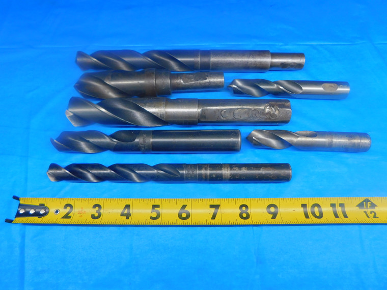 LOT 7 HSS TWIST DRILL BITS CLE-FORGE PTD 3/4 - 1 3/16 BRIDGEPORT MILL TOOLING - AR8145AM2