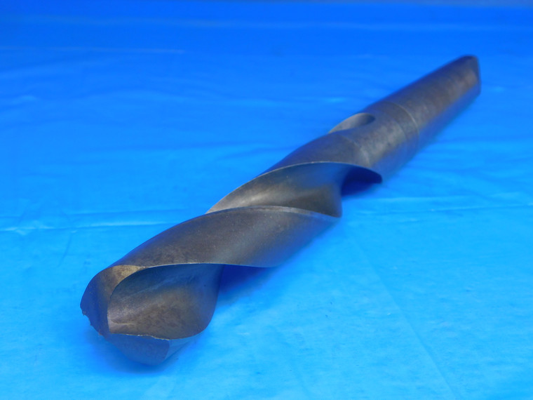 MORSE 1 17/64 O.D. HSS TWIST DRILL BIT MORSE TAPER #4 SHANK 6 3/4 LOC 1.2656 - AR8278AZ2