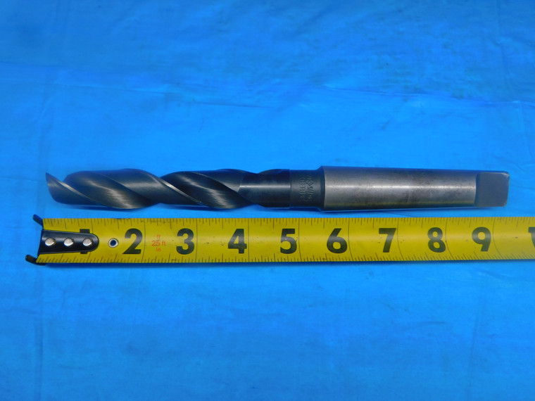 CLE FORGE 13/16 O.D. HSS FLAT BOTTOM TWIST DRILL BIT MORSE TAPER #3 SHANK .8125 - AR8322AZ2