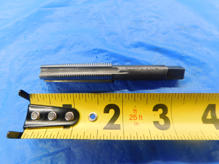 1/2 20 NF 5 HSS PLUG TAP 4 STRAIGHT FLUTE .5 MODIFIED TEETH .50 UNF 1/2-20 - AS0383AZ2