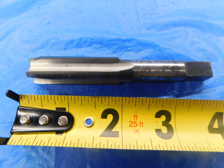 5/8 27 NS-1 HSS PLUG TAP 4 STRAIGHT FLUTE .625 NS 1 UNS THREADING 5/8-27 - AS0427AZ2
