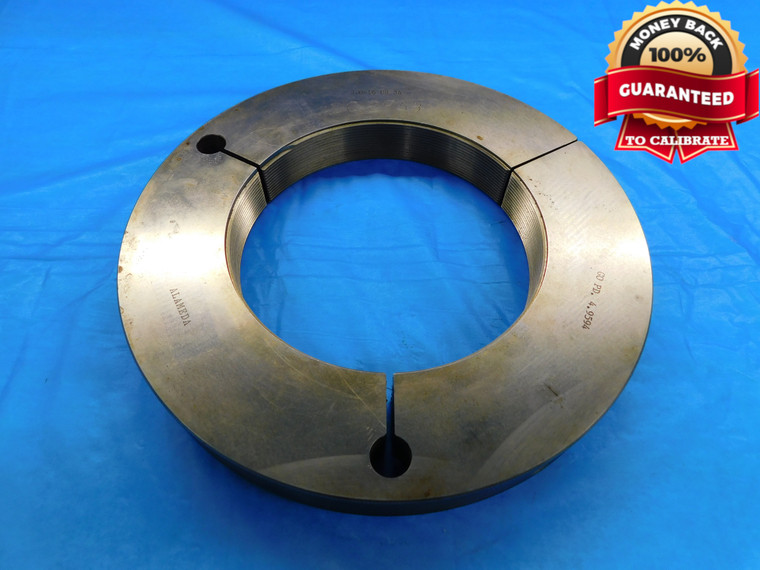 5" 16 UN 3A THREAD RING GAGE 5.0 5.00 5.000 5.0000 GO ONLY P.D. = 4.9594 CHECK - DW16951AW2