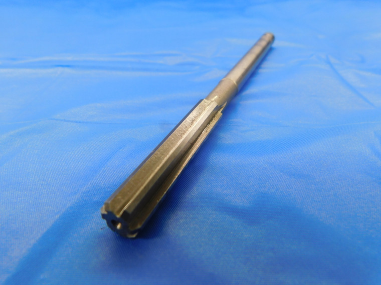 YUGOSLAVIA 3/8 O.D. HSS CHUCKING REAMER .31" SHANK 6 FLUTE 2" LOC 5" OAL .375 - AS0444BA2