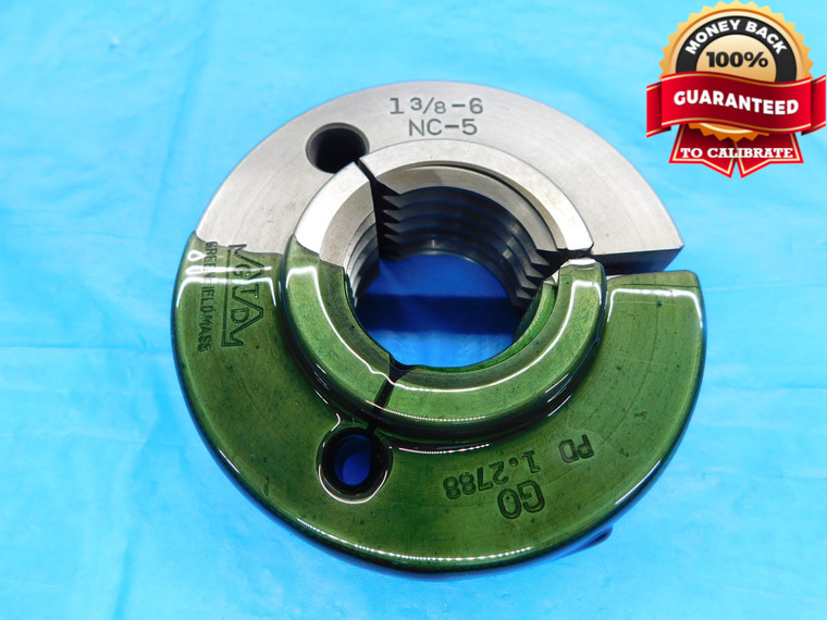 1 3/8 6 NC 5 THREAD RING GAGE 1.375 1.3750 GO ONLY P.D. = 1.2788 UNC-5 3A CHECK - DW17049AW2