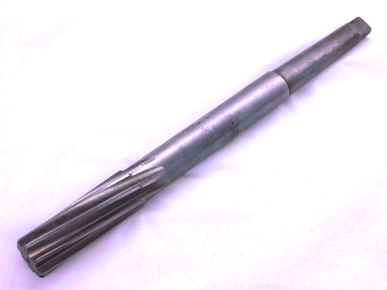 7/8 O.D. HSS REAMER MORSE TAPER #2 SHANK SPIRAL 8 FLUTE MT2 .875 .8750 ONSIZE - AS0675AZ2