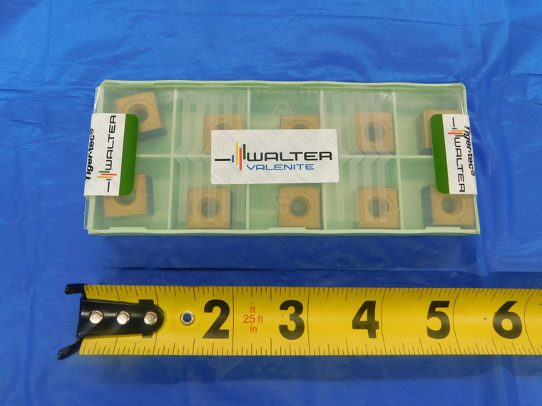10PCS NEW WALTER LNMU150812-F57T WKP25 TiN COATED CARBIDE INSERTS VALENITE - AS0813AS1