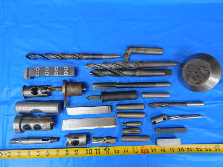SOUTHBEND LATHE MACHINIST TOOLING LOT COUNTERBORES BUSHINGS CUTOFF BLADE TURNING - MB8856AZ2