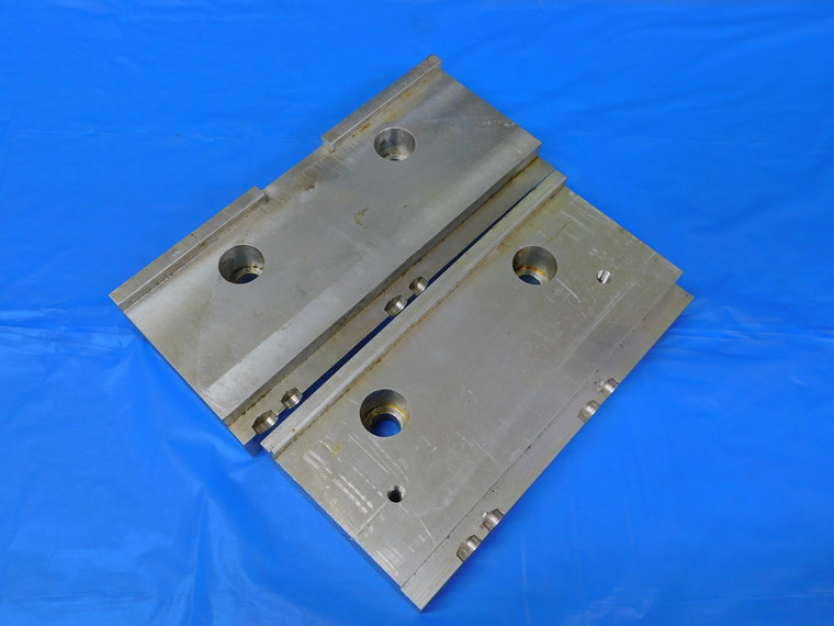 PAIR OF ALUMINUM GROUND REPALCEMENT JAWS 9 1/8 x 4 1/4 x 1.5 & 9 7/8 x 4 1/4 x 1.5 - MB8859BD2