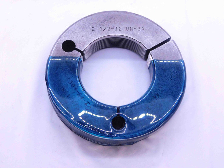 2 1/2 12 UN 3A THREAD RING GAGE 2.5 2.50 2.500 2.5000 GO ONLY P.D. = 2.4459 - DW17366AW2